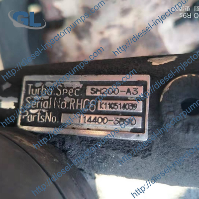 RHG6 nieuwe Turbocompressor 1144003890 1-14400-3890 voor JCB Aarde die zich voor SUMITOMO sh200-3 Graafwerktuig 6BG1 bewegen