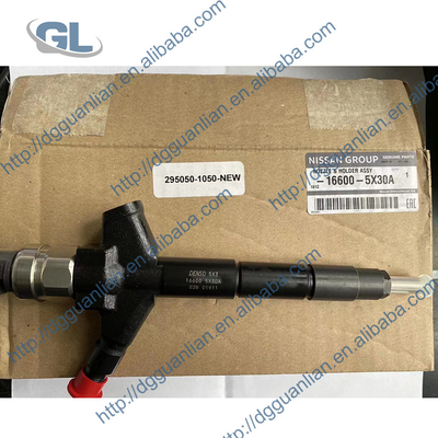 Originele Diesel Gemeenschappelijke Spoorbrandstofinjector 295050-1050 16600-5X30A voor NISSAN NAVARA-VERKENNER YD25DDTI D5 D22