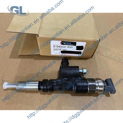 Echte diesel gemeenschappelijke spoorinjecteur 095000-6550 095000-6551 23670-E0190 voor HINO-bus N04C