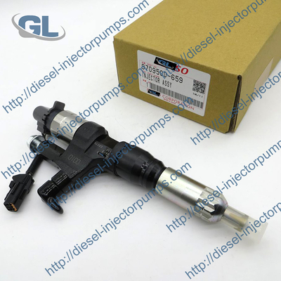 Echte Diesel Gemeenschappelijke Spoorinjecteur 095000-6593 9709500-659 23670-E0010 voor HINO 500 J08E